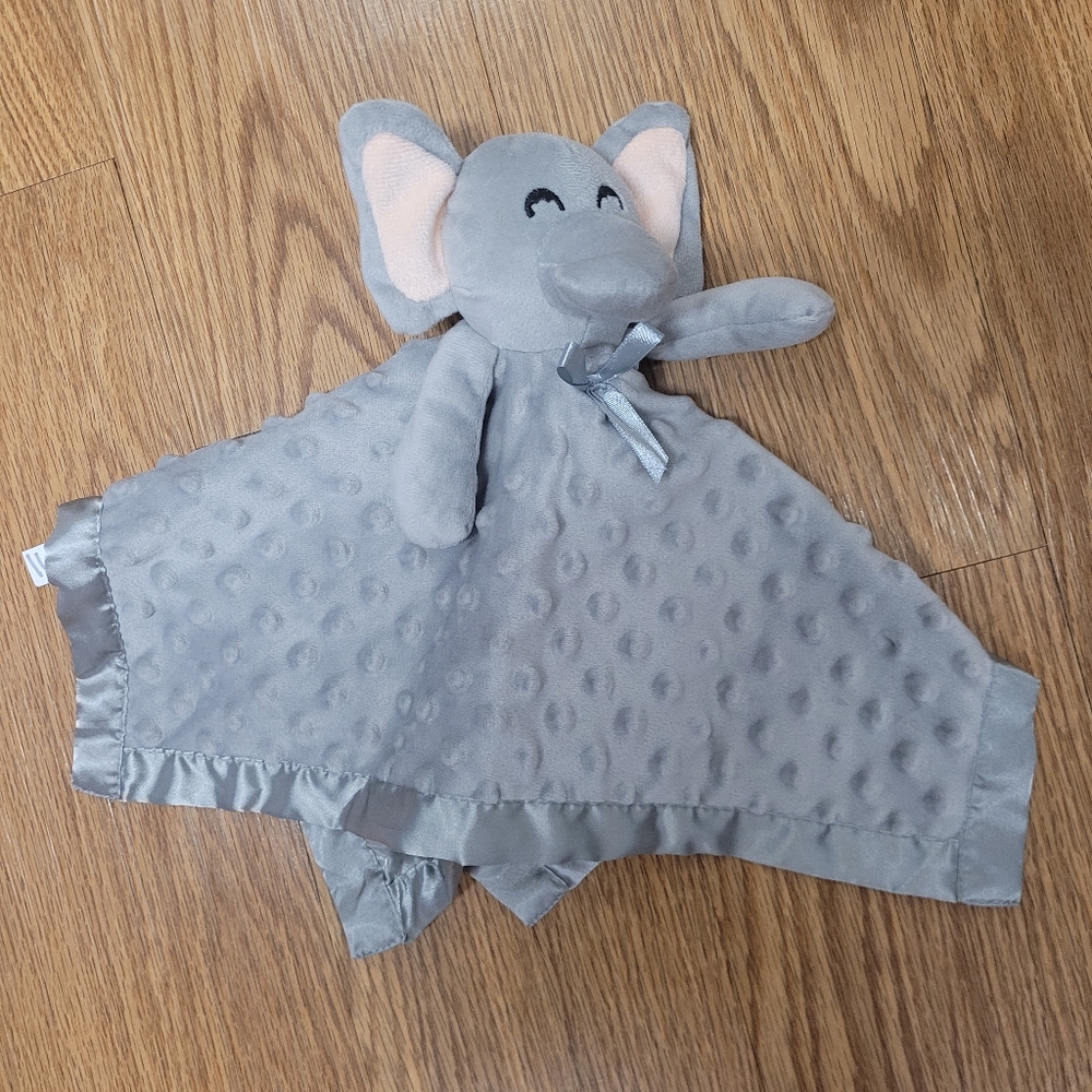 Pro Goleem Security Blanket Lovey Gray Elephant